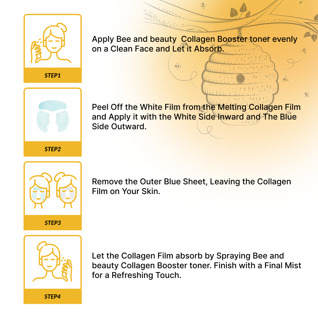 Nano - Collagen Melting  Sheet Mask |Collagen Booster Toner