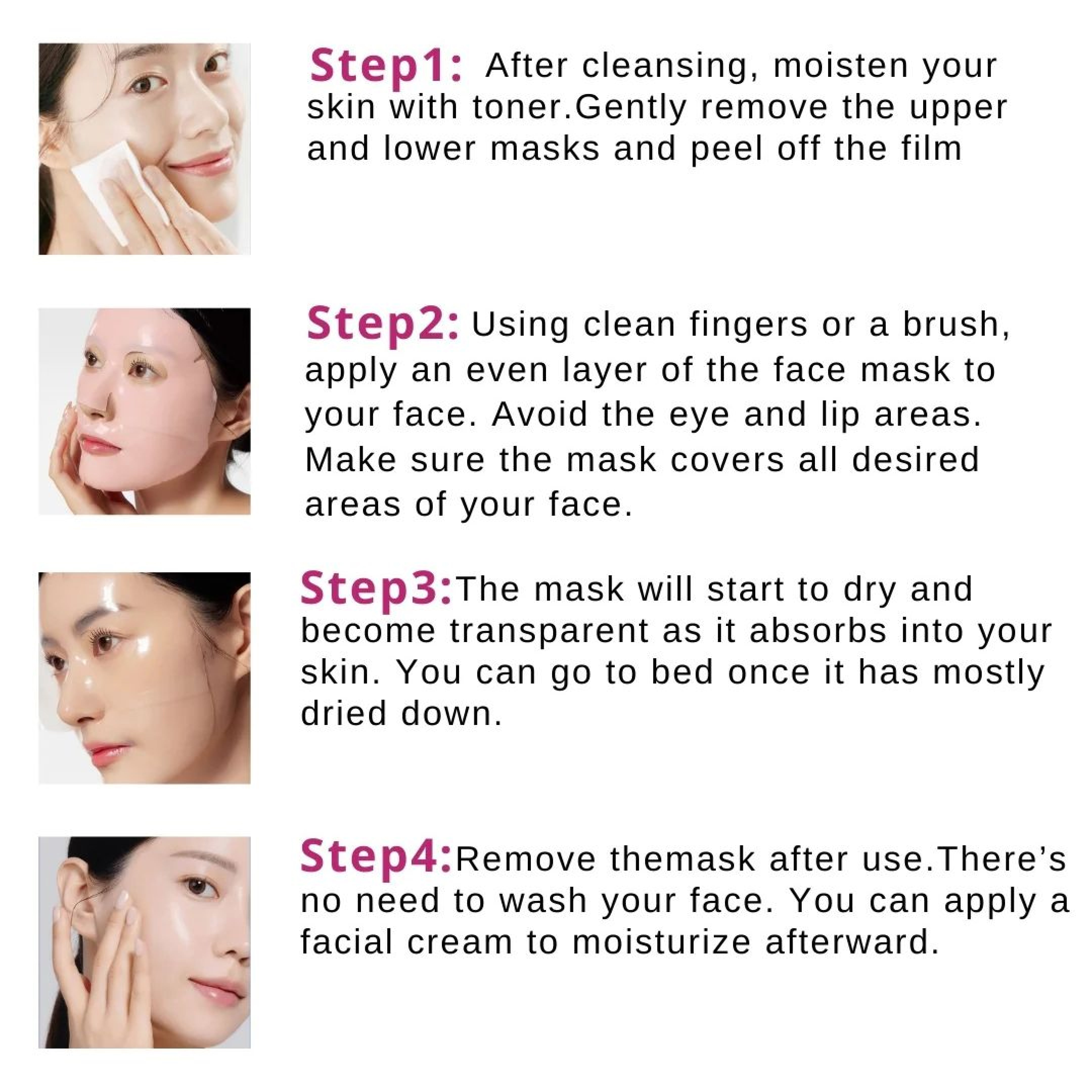 Bio-Collagen Pink Deep Mask