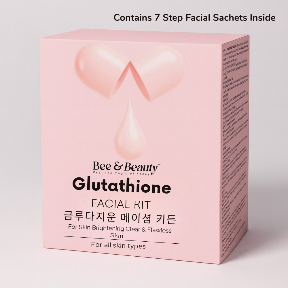 Bee & Beauty Glutathione Facial Kit – 7 Steps