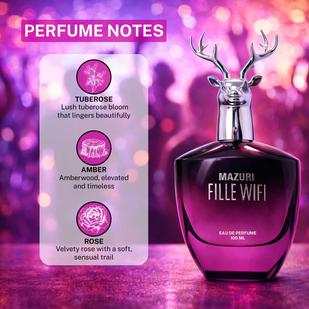 Mazuri Fille wifi Luxury Perfume -100ml EDP for Women