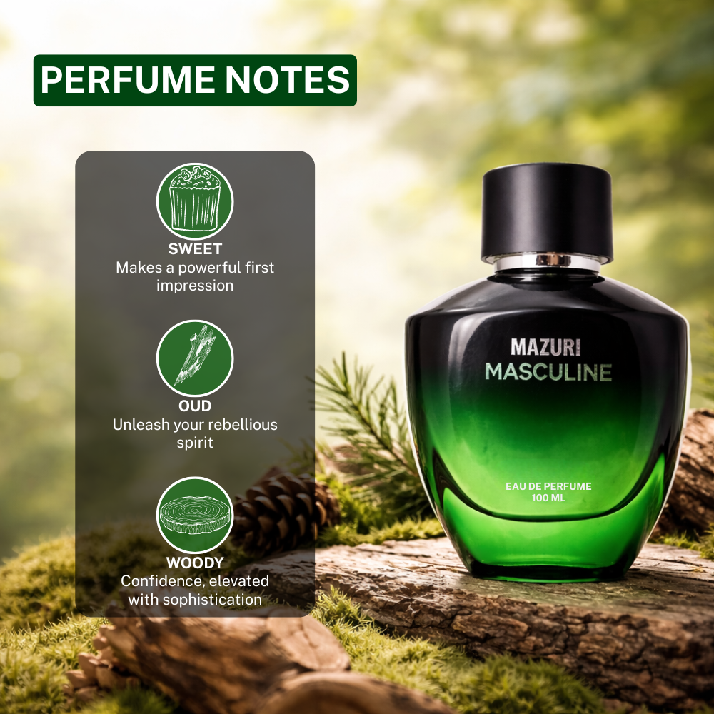 Mazuri Masculine Luxury perfume- 100ml EDP for Men