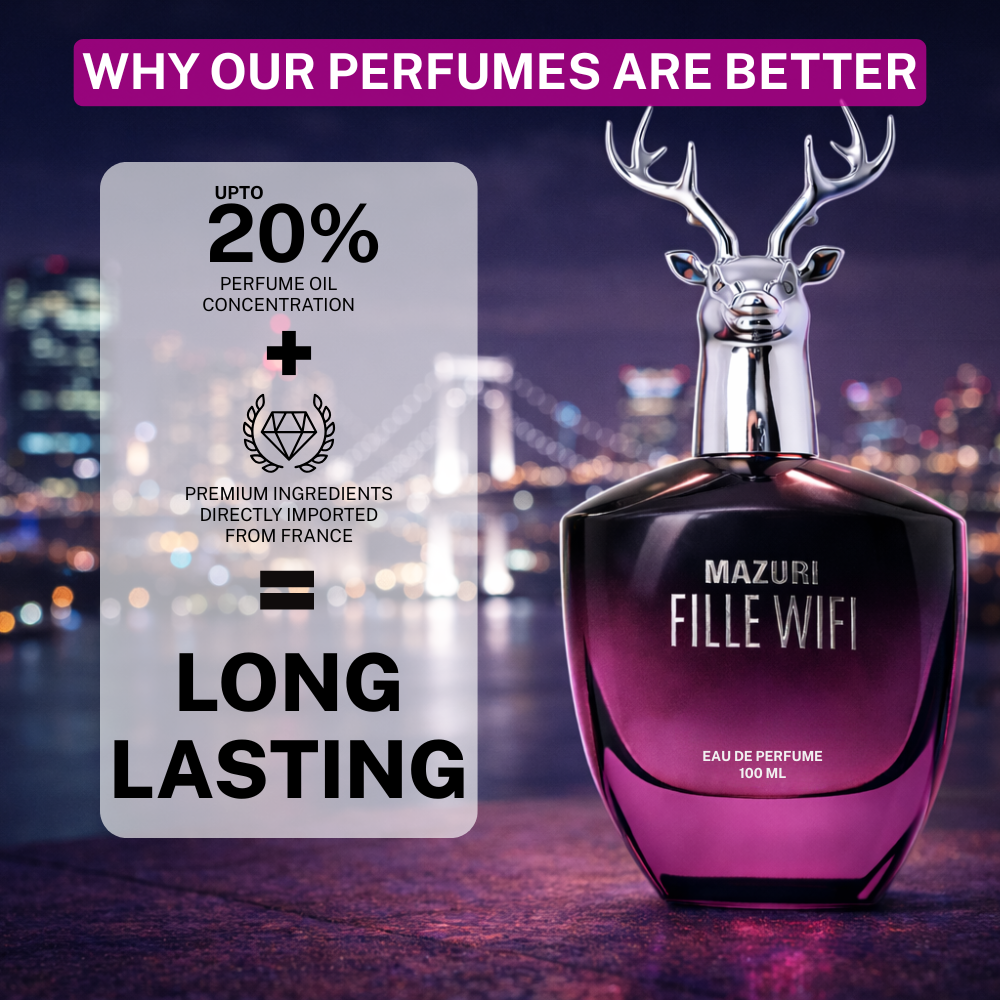 Mazuri Fille wifi Luxury Perfume -100ml EDP for Women