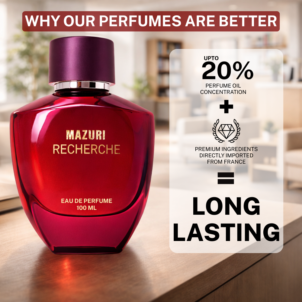 Mazuri Recherche Perfume-100ml EDP for Men & Women