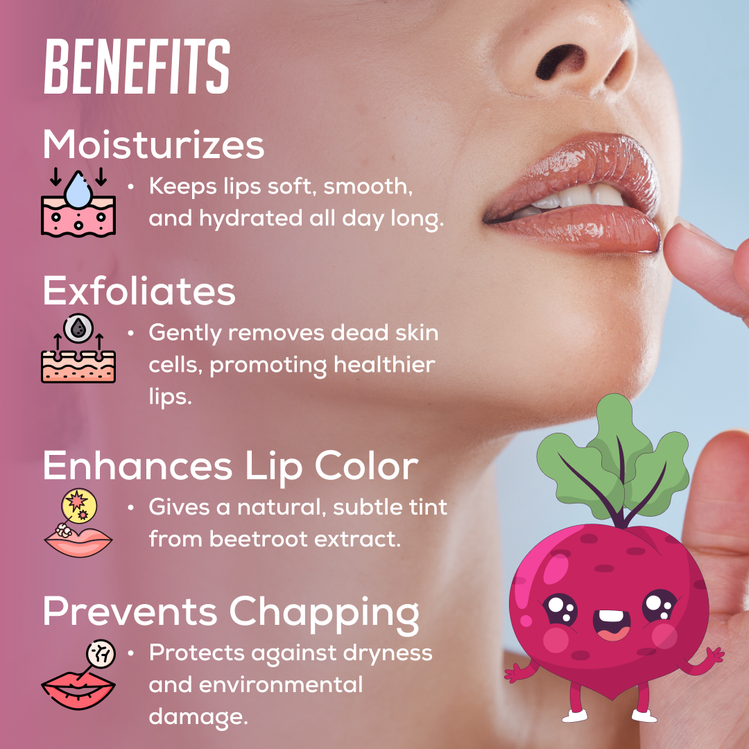 Beetroot + Honey Ceremide Lip Serum