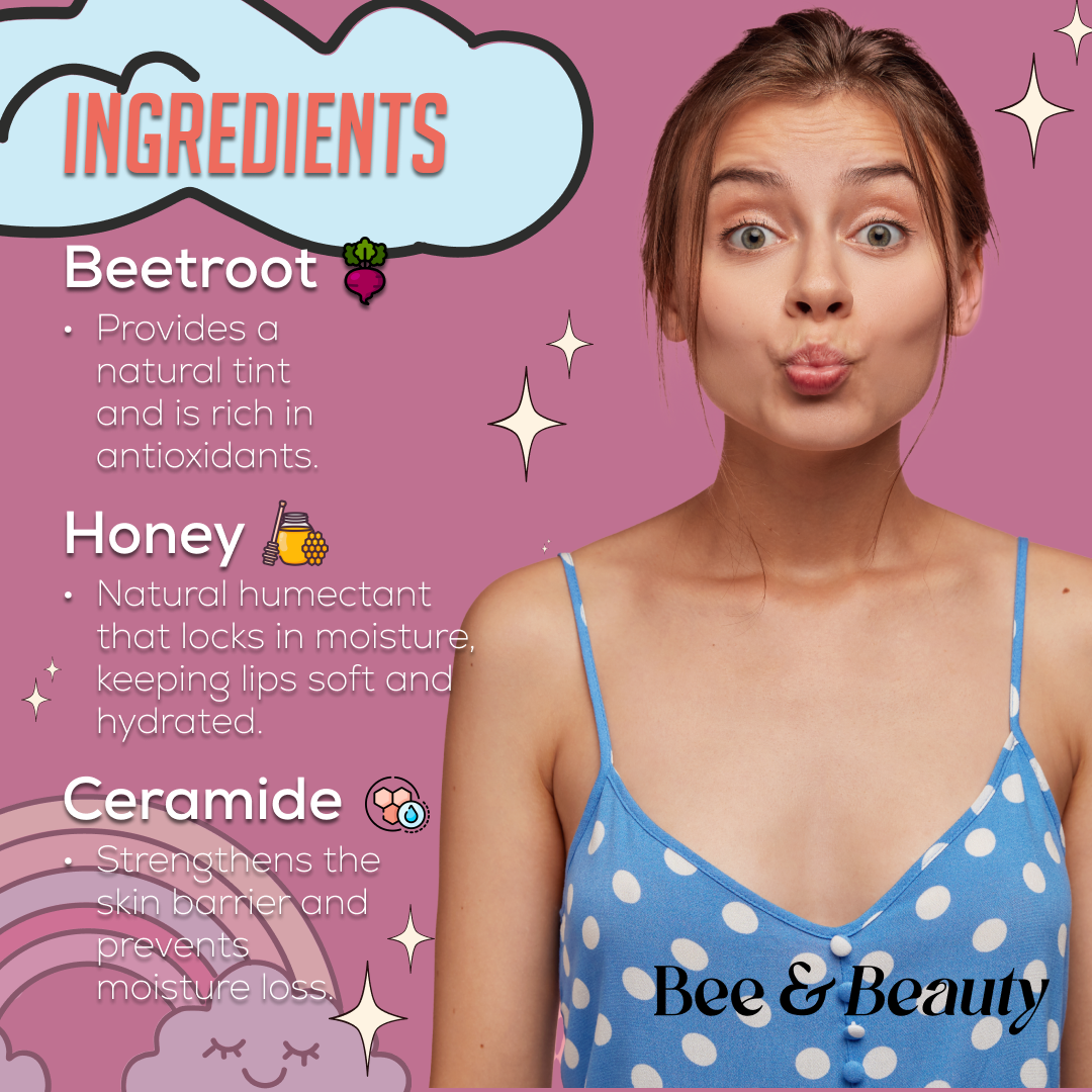 Beetroot + Honey Ceremide Lip Serum