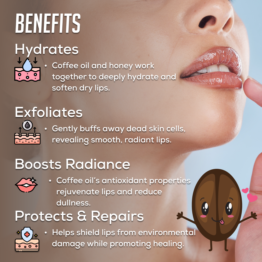 Coffee + Honey Ceremide Lip Serum