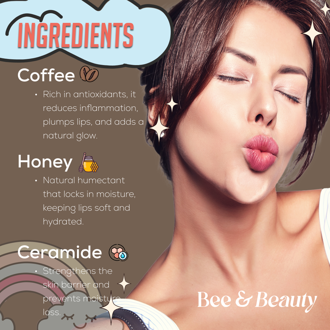 Coffee + Honey Ceremide Lip Serum