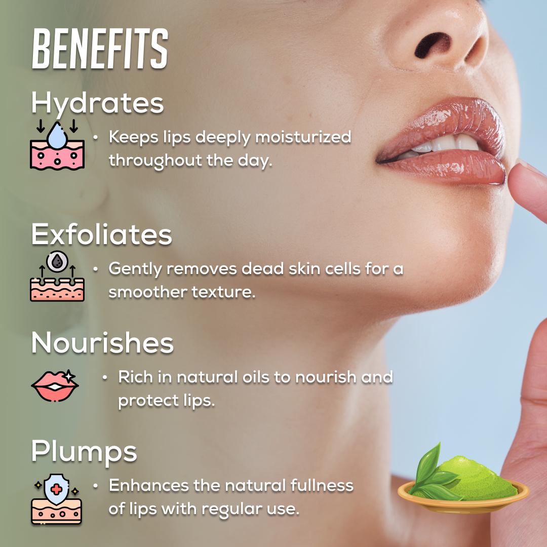 Matcha Tea + Honey Ceremide Lip Serum