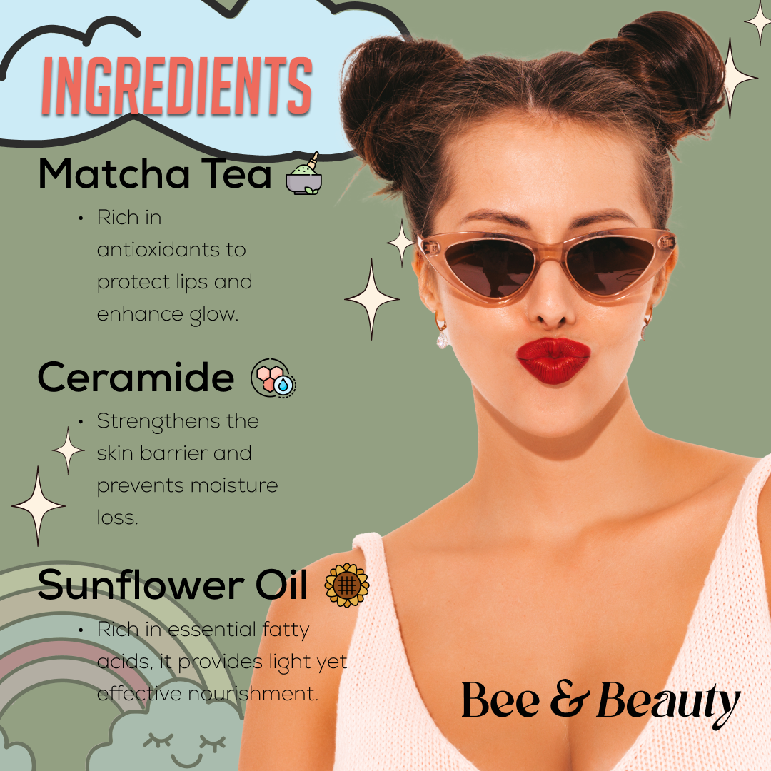 Matcha Tea + Honey Ceremide Lip Serum