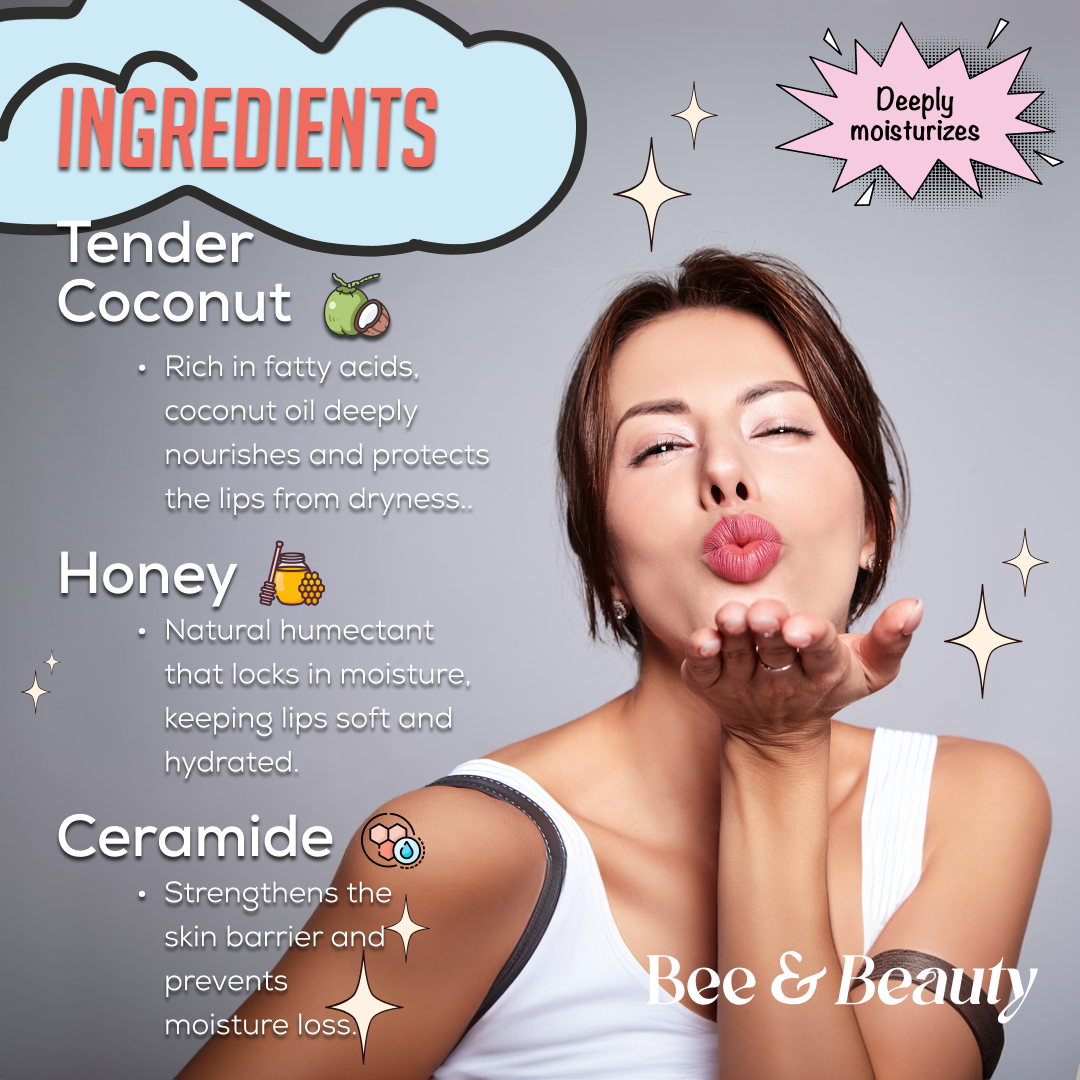 Tender Coconut + Honey Ceremide Lip Serum