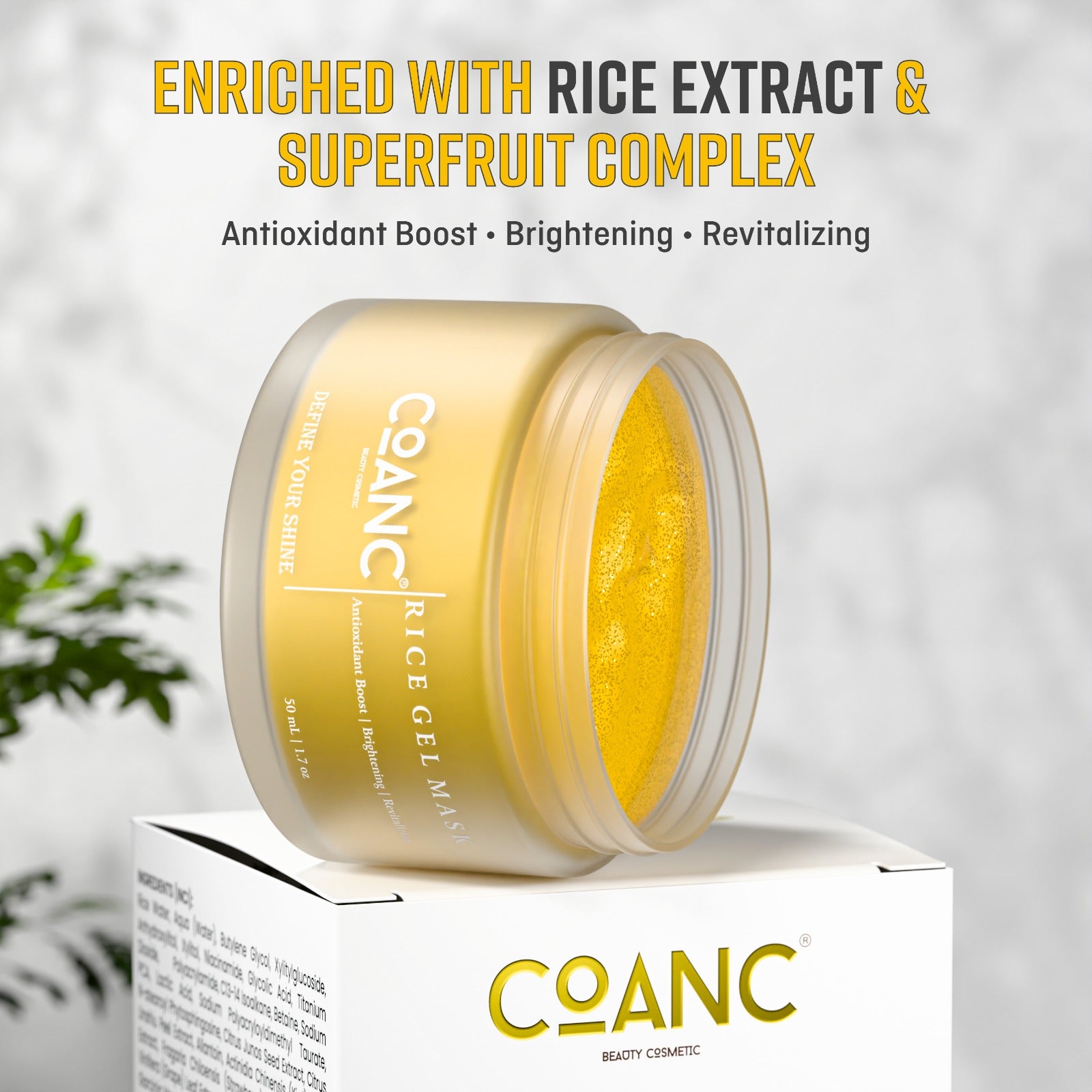COANC Rice Gel Mask (50ml | 1.7 oz)