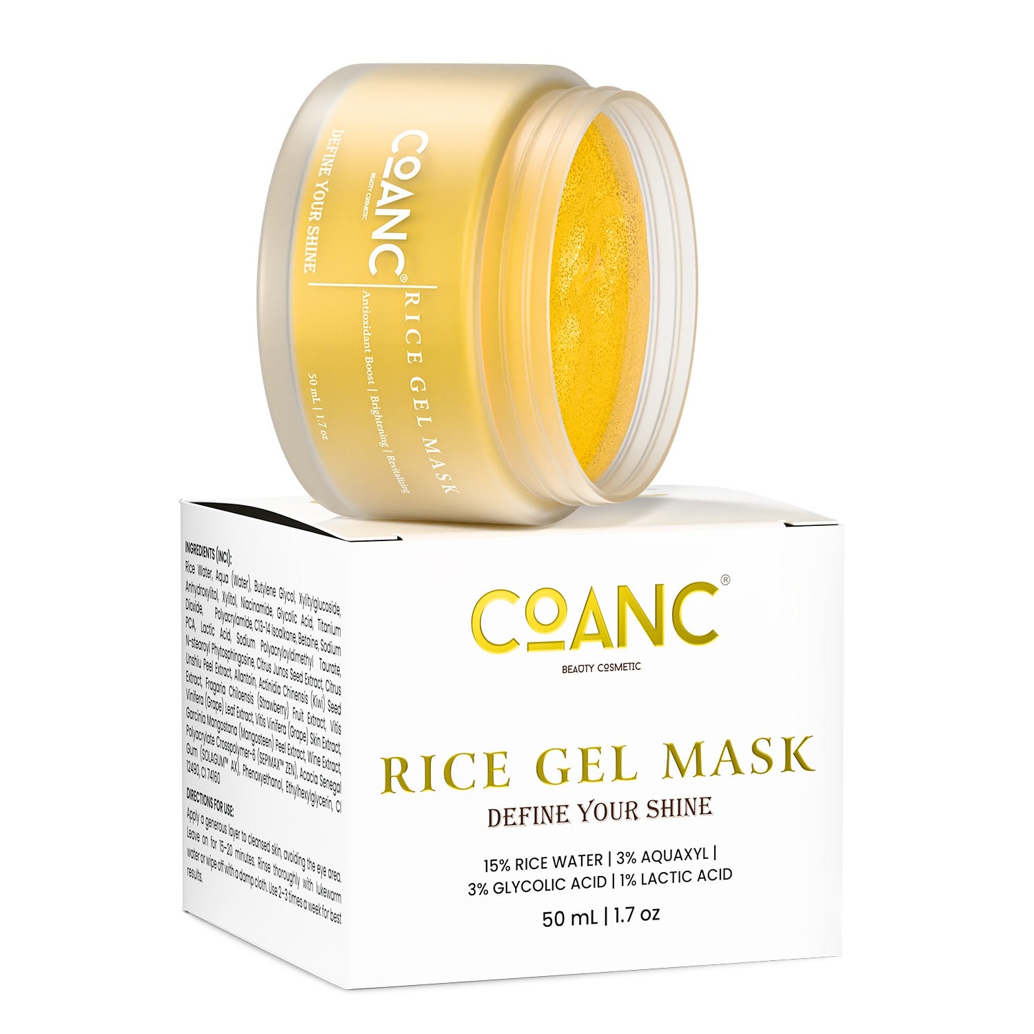COANC Rice Gel Mask (50ml | 1.7 oz)