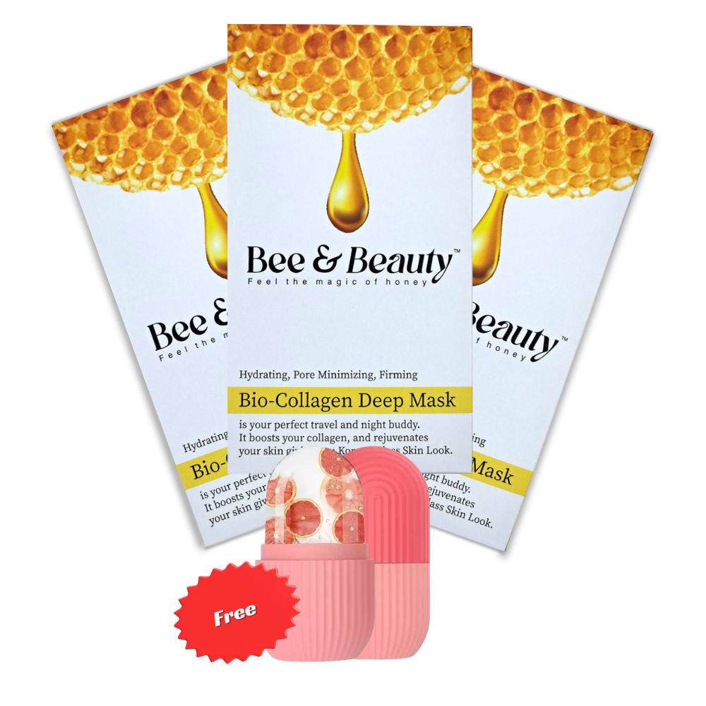 Deep Mask (Pack of 3) + Free Ice-Roller @999